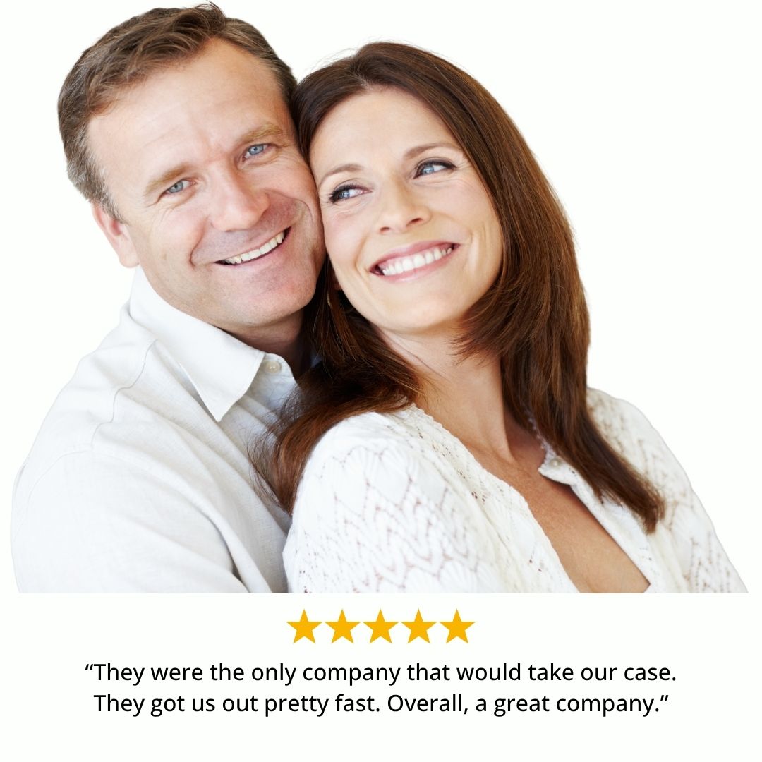 Relieved Couple Client Review